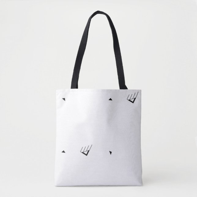 Bolso De Tela Punto, gris pálido (Anverso)