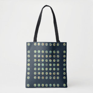 Bolso De Tela Puntos de amor