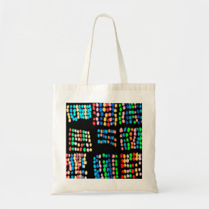 Bolso De Tela Puntos de color