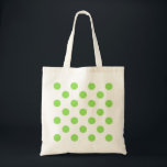 Bolso De Tela Puntos de polka blanco y limón<br><div class="desc">Puntos de polka blanco y limón</div>