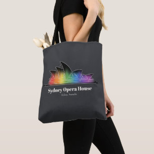 Bolso De Tela Puntos de referencia en luz Ópera de Sydney