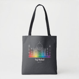 Bolso De Tela Puntos de referencia en luz | Taj Mahal