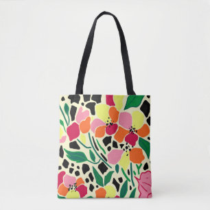 Bolso De Tela Puntos del jardín tropical