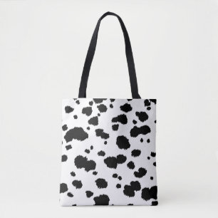 Bolso De Tela Puntos del punto de la dálmata del perro
