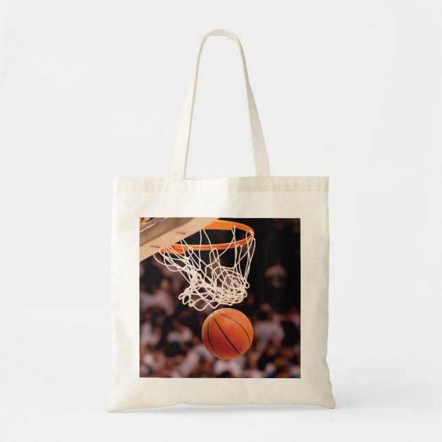 Bolso De Tela Puntuación del baloncesto (Frente)