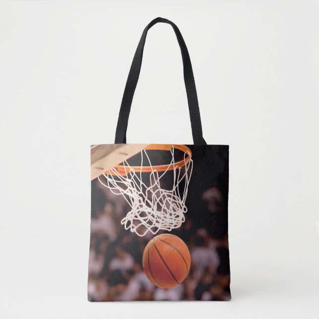 Bolso De Tela Puntuación del baloncesto (Anverso)