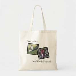 Bolso De Tela Pure Love Pet Lover Custom Tote Bag
