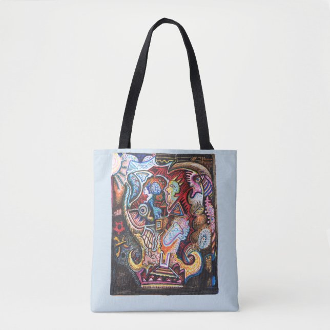 Bolso De Tela Purga alquímica (Anverso)