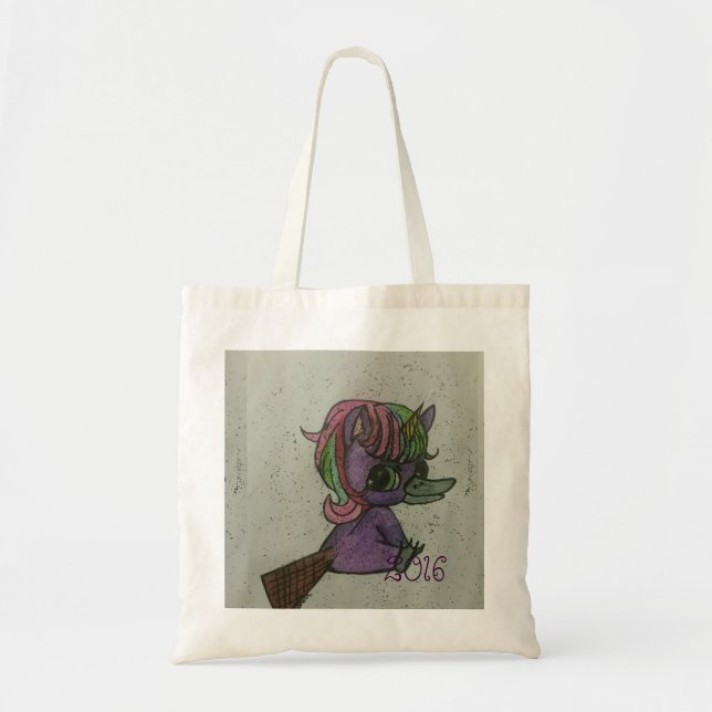 Bolso De Tela purgar el platicorn (Frente)