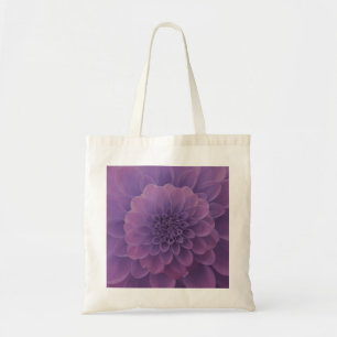 Bolso De Tela Purple Dahlia