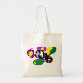 Bolso De Tela Purple hummingbird and flowers 