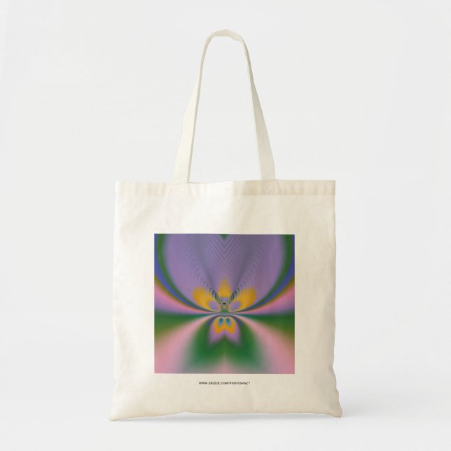 Bolso De Tela Purple Lotus (Frente)