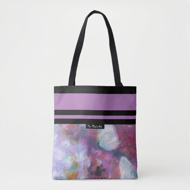 Bolso De Tela Purple&Rain (Anverso)