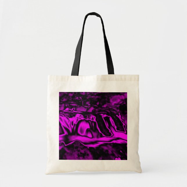 Bolso De Tela Púrpura (Frente)