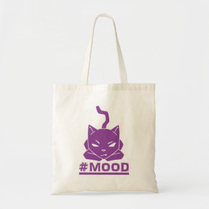 Bolso De Tela Púrpura del gato del #MOOD