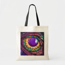 Bolso De Tela Púrpura Dragon Eye