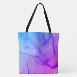 Bolso De Tela Púrpura en capas