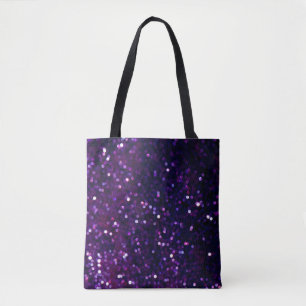 Bolso De Tela Púrpura neblina: fondo de luces Purpurinas