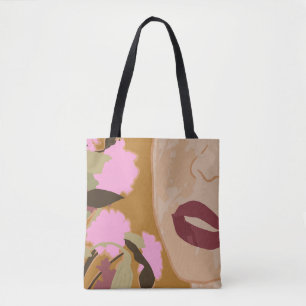 Bolso De Tela Púrpura Pasión