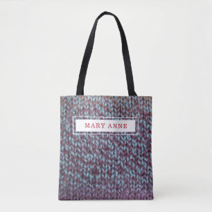 Bolso De Tela Púrpura Personalizada
