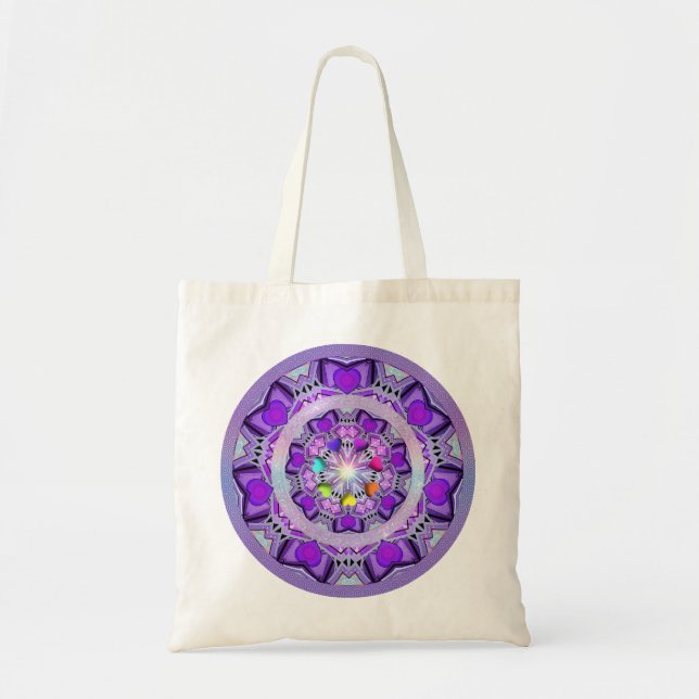 Bolso De Tela Púrpura W2 (Frente)