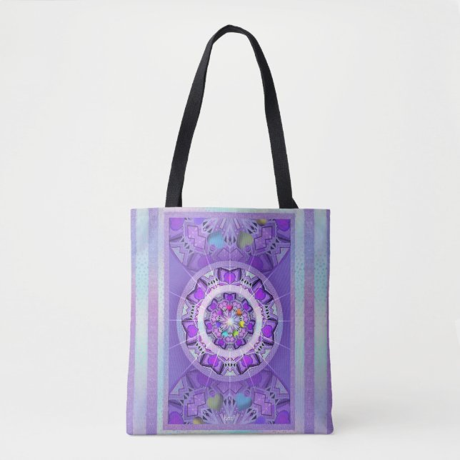 Bolso De Tela Púrpura W2 (Anverso)