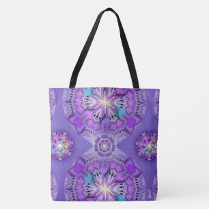 Bolso De Tela Púrpura W2