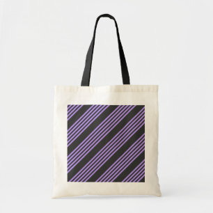 Bolso De Tela Púrpura y carbón vegetal de cinco bandas