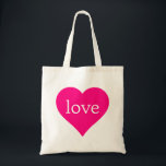 Bolso De Tela Purpurina Boda de amor al corazón rojo<br><div class="desc">Esta es una hermosa bolsa de té para los amantes con la imagen de corazón rosado para boda y cualquier otra ocasión. Incluso se puede personalizar con tu nombre o logotipo.</div>