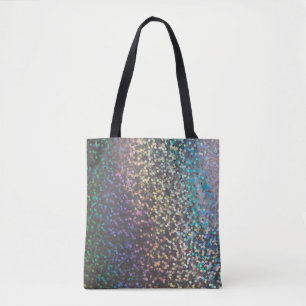 Bolso De Tela Purpurina bokeh sparkke print