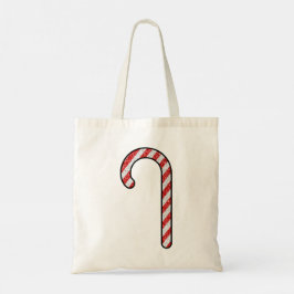 Bolso De Tela Purpurina Candy Cane