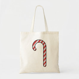 Bolso De Tela Purpurina Candy Cane