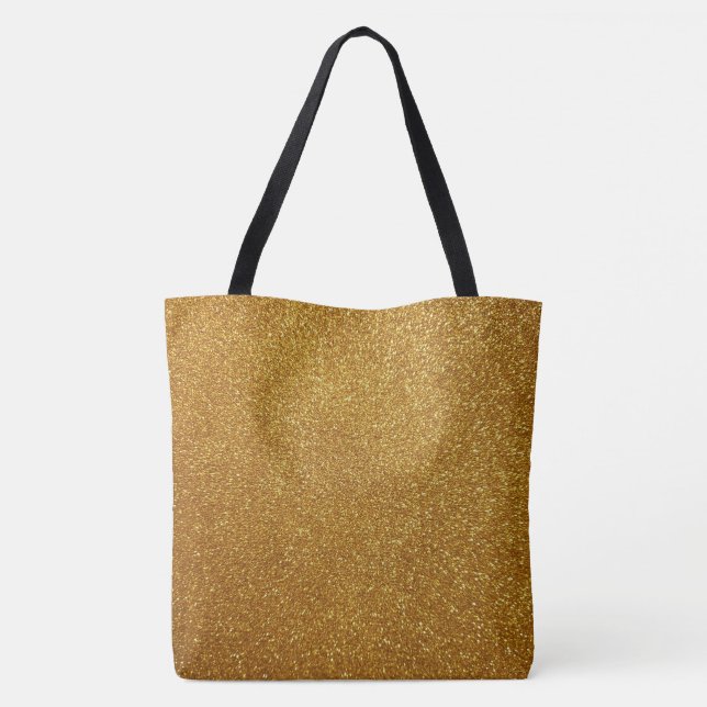 Bolso De Tela Purpurina de oro (Reverso)