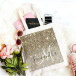 Bolso De Tela Purpurina de oro moderno marca nombre personalizad<br><div class="desc">Presentamos nuestra colección Modern Gold Purpurina Sparkles Personalized Name, donde la elegancia se une a la personalización. Sumérjase en un mundo de belleza brillante con nuestra exquisita gama de productos, diseñados para añadir un toque de lujo a su vida cotidiana. Nuestra colección muestra el atractivo cautivador de los brillantes modernos...</div>