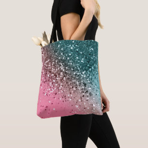 Bolso De Tela Purpurina de sandía tropical #2