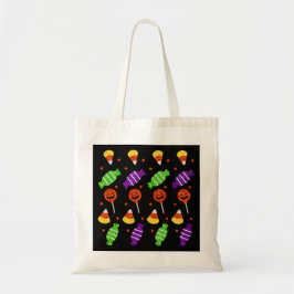 Bolso De Tela Purpurina De Trick O Trato De Halloween