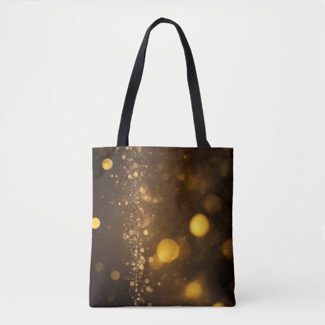 Bolso De Tela Purpurina Dorado Sparkle and Shine (Anverso)