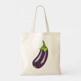 Bolso De Tela Purpurina Eggplant