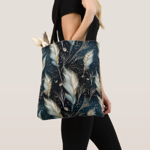 Bolso De Tela Purpurina Pampas Grass