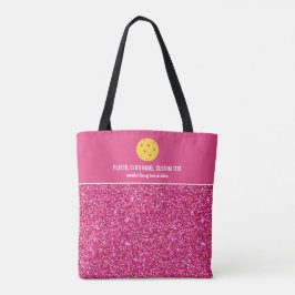 Bolso De Tela Purpurina rosa brillante Personalizado de impresió