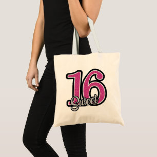 Bolso De Tela Purpurina Rosa Y Gris
