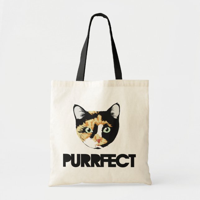 Bolso De Tela Purr kitty (Frente)