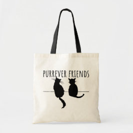 Bolso De Tela Purrever Friends Cute Cat Best Friends