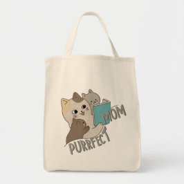 Bolso De Tela Purrfect Mom Tote Bag