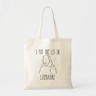 Bolso De Tela Puse la luz en la literatura Tote bag