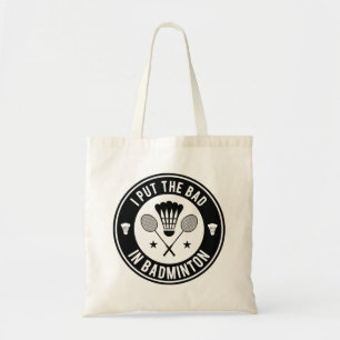 Bolso De Tela Puse Lo Malo En Badminton
