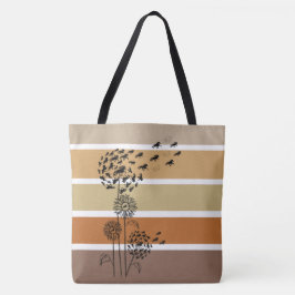 Bolso De Tela Pusteblume mit Tölter u. Tölter Tasche