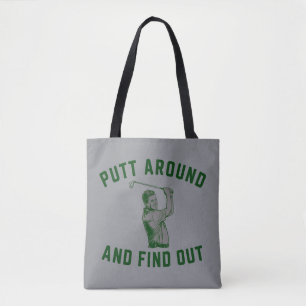 Bolso De Tela Putt divertido y sátira de golf F