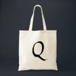 Bolso De Tela Q) Firma Regalo sencillo<br><div class="desc">¿Es Difícil Encontrar Un Regalo Para Esa Persona? Bueno,  Has Encontrado El Regalo Perfecto. Sencillo,  Pero Hace Un Gran Regalo. Esta Es Una Bolsa De Tote Con Una Firma,  (Q). ¿Para Cualquiera Con Un Nombre Comenzando Con Q,  O Algo Más... ?</div>
