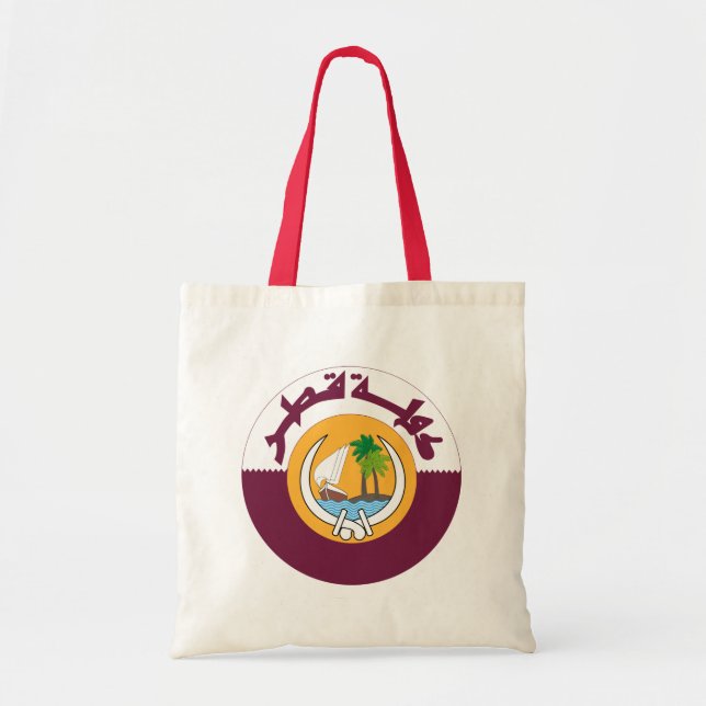 Bolso De Tela qatar coat of arms (Frente)